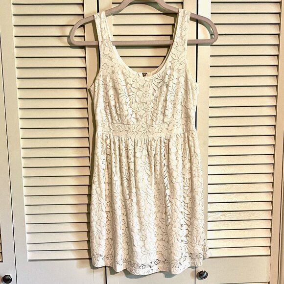 Wet Seal Dresses & Skirts - Wet Seal Lace Dress * Summer Parties Perf! * Sz Smll * Ivory * Fully Lined * New